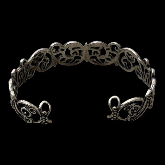 Carolyn Pollack Relios Changing Seasons Size 7 Sterling Cuff Bracelet - Picture 6 of 6